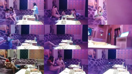 高端KTV美女陪酒群P直播 多人激情现场派对视频-截图2