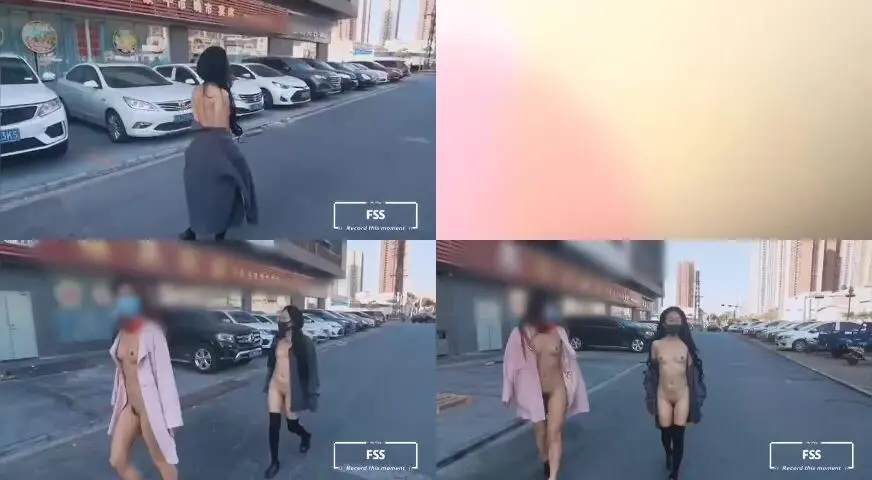 推特网红 冯珊珊 户外露出福利 11双人露出