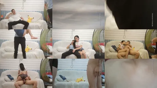 鸭哥探花 千人斩探花约了个性感白衣妹子鸭哥客串3P啪啪，穿上黑丝一前一后上位骑乘勐操-截图2