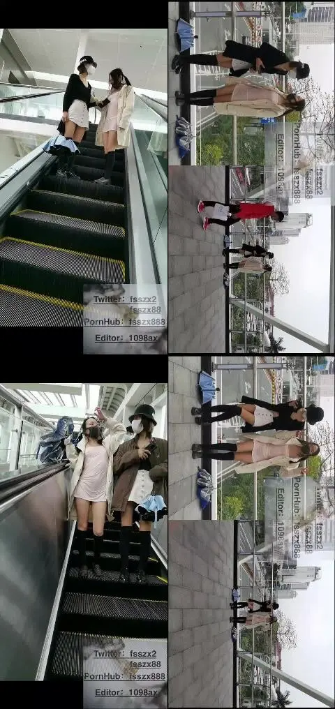 推特网红 冯珊珊 户外露出福利 87.双人散步