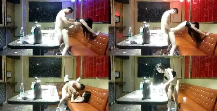 探花炮哥-歌厅唱K激情 双人跳舞撩起衣服揉捏 扒掉内裤按头口交 张开双腿沙发上猛操