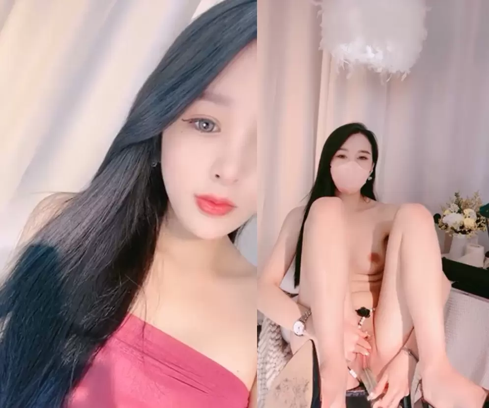 模特级网红女神 长发红唇超性感 撩起长裙珍珠丁字裤 翘起美腿假屌插穴 进进出出抽插极度诱惑