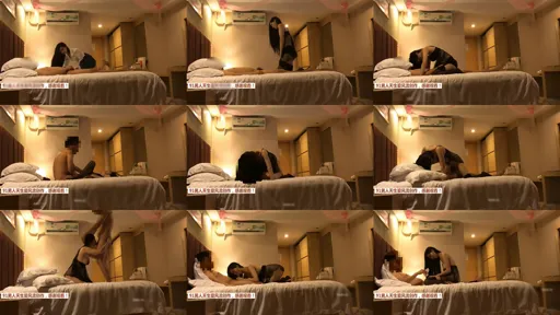 白天上班夜晚出来兼职的168CM高挑漂亮白领美女酒店服务客户被迫换上性感情趣黑丝干,内射完又被口爆.国语!-截图2