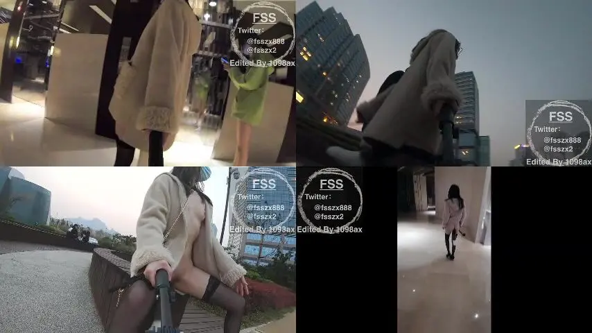 推特网红 冯珊珊 户外露出福利 67.被大叔调戏