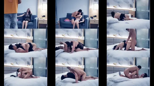 酒店约操外围小姐姐，身材超棒御姐，C罩杯大白美乳，小伙忍不住吸吮，骚女很配合穿上睡衣，怼着屁股猛操，搞得爽啊啊浪叫-截图2