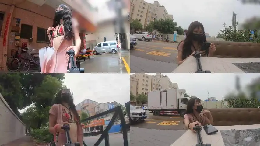 推特网红 冯珊珊 户外露出福利 83.被人跟踪