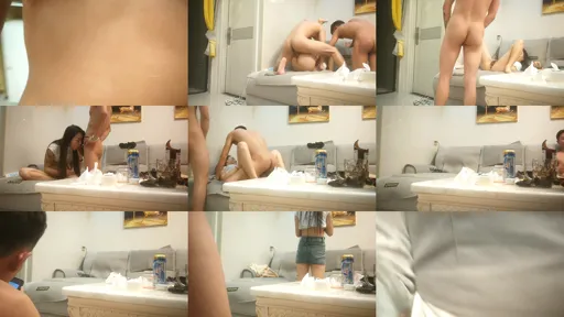 换妻极品探花 新人良家23岁美甲师 小翘臀圆润，被俩人轮番插爽淫-截图2