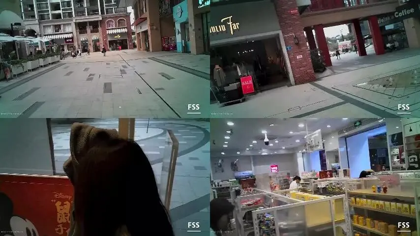 推特网红 冯珊珊 户外露出福利 11.超透JK装进商店买东西